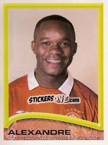 Sticker Alexandre - Campeonato Brasileiro 2002 n. 51 - Panini