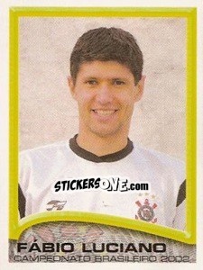 Cromo Fábio Luciano - Campeonato Brasileiro 2002 n. 62 - Panini