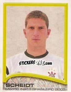 Sticker Scheidt - Campeonato Brasileiro 2002 n. 63 - Panini