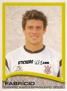 Sticker Fabrício - Campeonato Brasileiro 2002 - Panini