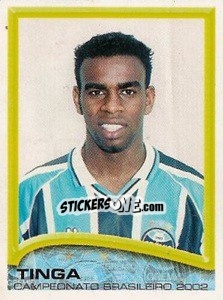 Figurina Tinga - Campeonato Brasileiro 2002 - Panini