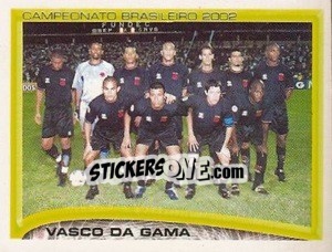 Cromo Equipe de foto - Campeonato Brasileiro 2002 - Panini