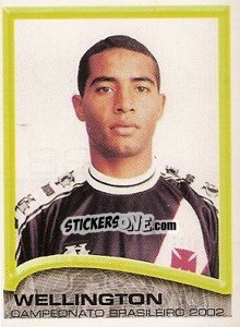 Cromo Wellington - Campeonato Brasileiro 2002 - Panini