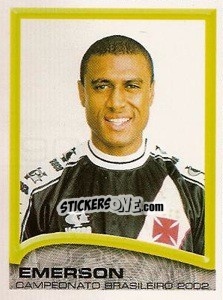 Figurina Émerson - Campeonato Brasileiro 2002 - Panini
