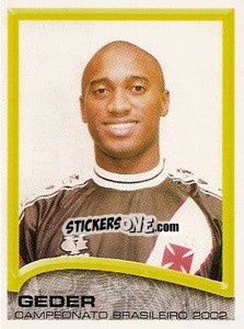 Sticker Geder - Campeonato Brasileiro 2002 n. 91 - Panini