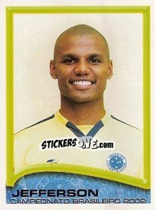 Sticker Jefferson - Campeonato Brasileiro 2002 n. 102 - Panini