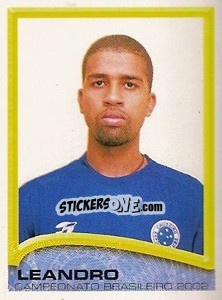 Figurina Leandro - Campeonato Brasileiro 2002 - Panini