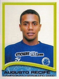 Cromo Augusto Recife - Campeonato Brasileiro 2002 - Panini