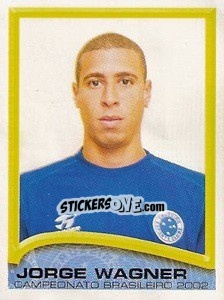 Sticker Jorge Wagner - Campeonato Brasileiro 2002 - Panini