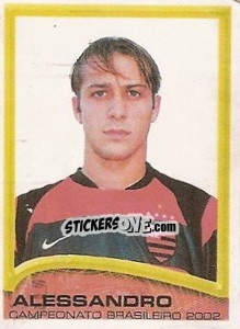 Sticker Alessandro - Campeonato Brasileiro 2002 - Panini