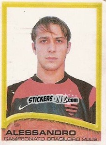 Sticker Alessandro - Campeonato Brasileiro 2002 n. 117 - Panini