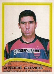 Sticker André Gomes - Campeonato Brasileiro 2002 - Panini