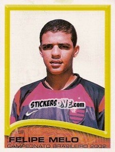 Sticker Felipe Melo - Campeonato Brasileiro 2002 n. 125 - Panini