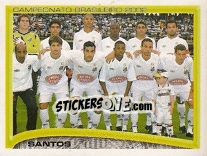 Cromo Equipe de foto - Campeonato Brasileiro 2002 - Panini