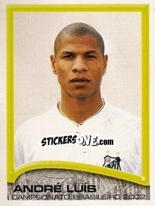 Sticker André Luís - Campeonato Brasileiro 2002 n. 132 - Panini