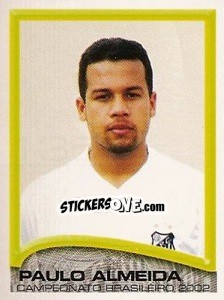 Sticker Paulo Almeida - Campeonato Brasileiro 2002 n. 135 - Panini