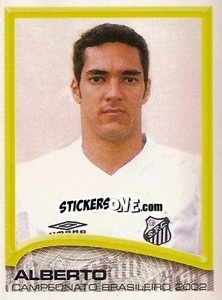 Sticker Alberto - Campeonato Brasileiro 2002 - Panini