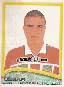 Cromo César - Campeonato Brasileiro 2002 - Panini