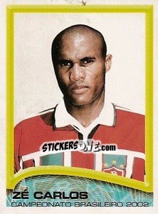 Sticker Zé Carlos - Campeonato Brasileiro 2002 - Panini