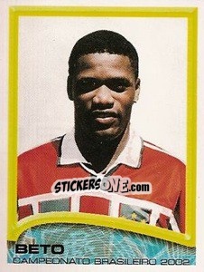 Sticker Beto - Campeonato Brasileiro 2002 n. 152 - Panini