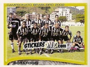 Cromo Equipe de foto - Campeonato Brasileiro 2002 - Panini