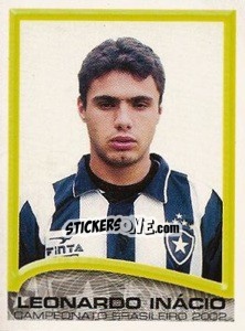Cromo Leonardo Inácio - Campeonato Brasileiro 2002 n. 163 - Panini