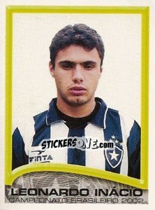 Figurina Leonardo Inácio - Campeonato Brasileiro 2002 - Panini