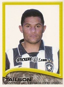 Cromo Taílson - Campeonato Brasileiro 2002 n. 167 - Panini