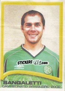 Sticker Sangaletti - Campeonato Brasileiro 2002 n. 174 - Panini