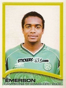 Cromo Émerson - Campeonato Brasileiro 2002 n. 176 - Panini