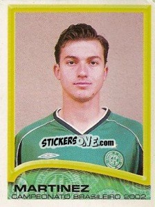 Cromo Martinez - Campeonato Brasileiro 2002 n. 180 - Panini