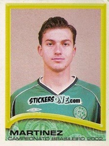 Sticker Martinez - Campeonato Brasileiro 2002 - Panini