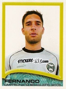 Sticker Fernando - Campeonato Brasileiro 2002 n. 186 - Panini