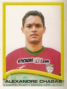 Cromo Alexandre Chagas - Campeonato Brasileiro 2002 - Panini