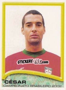 Figurina César - Campeonato Brasileiro 2002 - Panini