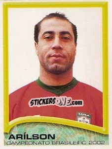 Sticker Arílson - Campeonato Brasileiro 2002 n. 208 - Panini