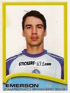 Cromo Émerson - Campeonato Brasileiro 2002 - Panini