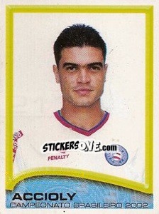 Sticker Accioly - Campeonato Brasileiro 2002 n. 217 - Panini