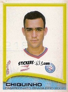 Sticker Chiquinho - Campeonato Brasileiro 2002 n. 218 - Panini