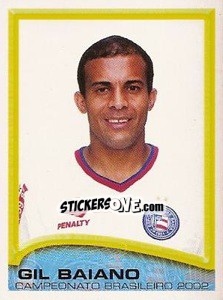 Sticker Gil Baiano - Campeonato Brasileiro 2002 n. 221 - Panini