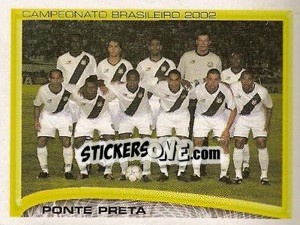 Figurina Equipe de foto - Campeonato Brasileiro 2002 - Panini