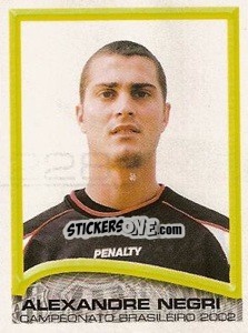 Sticker Alexandre Negri - Campeonato Brasileiro 2002 - Panini