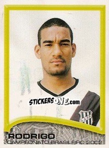 Cromo Rodrigo - Campeonato Brasileiro 2002 - Panini