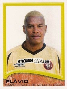 Sticker Flávio - Campeonato Brasileiro 2002 - Panini