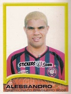 Figurina Alessandro - Campeonato Brasileiro 2002 - Panini