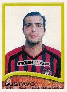 Cromo Gustavo - Campeonato Brasileiro 2002 - Panini