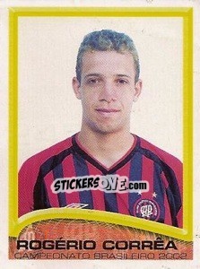 Sticker Rogério Corrêa - Campeonato Brasileiro 2002 n. 245 - Panini
