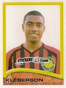 Sticker Kléberson - Campeonato Brasileiro 2002 n. 248 - Panini
