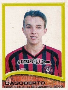 Sticker Dagoberto - Campeonato Brasileiro 2002 n. 250 - Panini