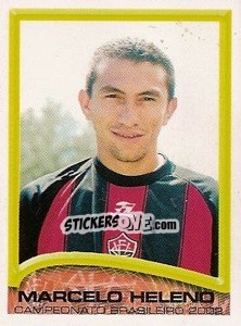 Cromo Marcelo Heleno - Campeonato Brasileiro 2002 - Panini